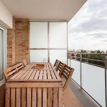 Sunset Oceanfront Apartment Castelldefels