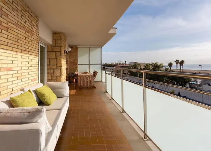 Sunset Oceanfront Lejlighed Castelldefels